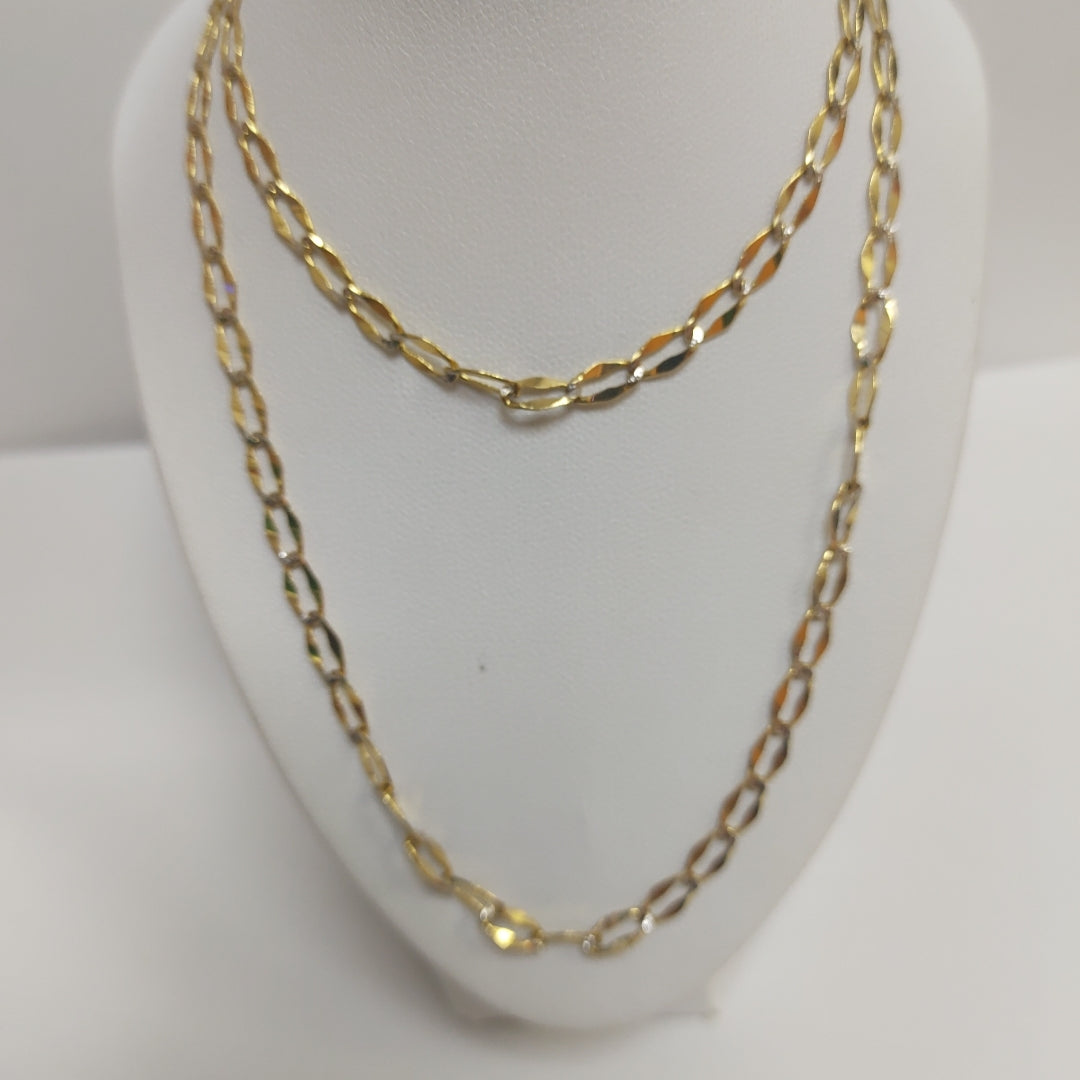 CADENA ORO,RODIADO 14 K 6,70 GRMS (SEMINUEVO)