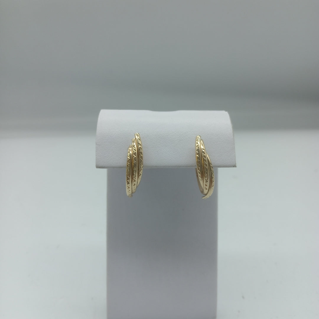 ARRACADAS PAR ORO 10 K 2.2 GRMS (SEMINUEVO)