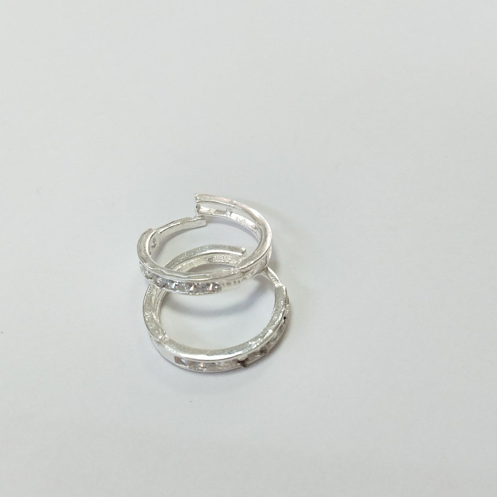 ARRACADAS C/CIRCONIAS PLATA .925 2.1 GR (NUEVO)