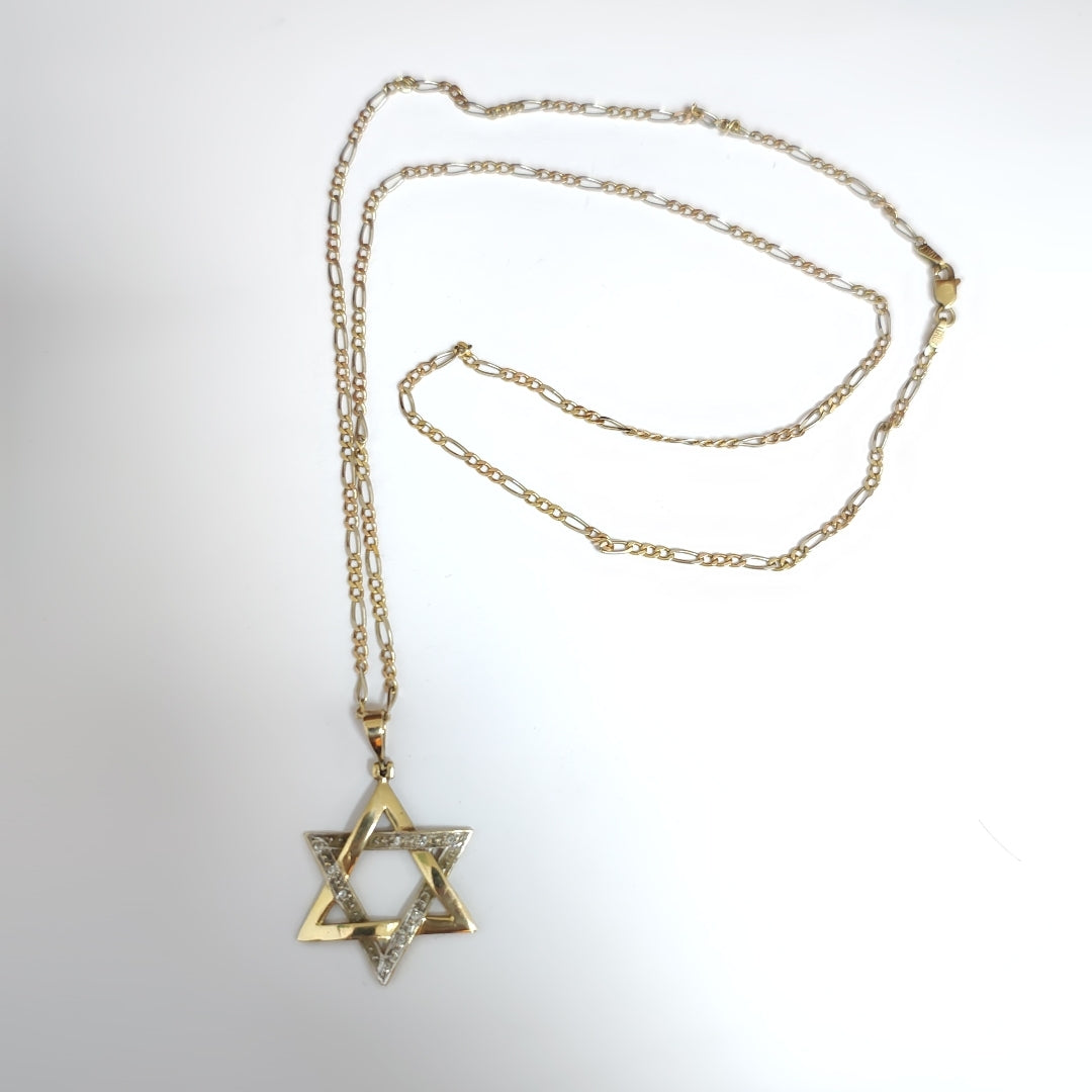 CADENA, DIJE ORO 14 K 9.3 GRMS (SEMINUEVO)