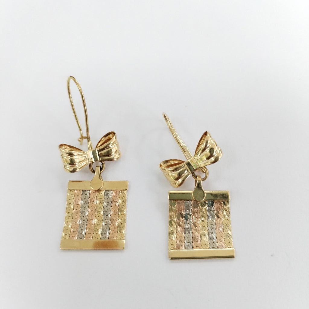 ARETES PAR ORO 14 K 3.9 GRMS (SEMINUEVO)