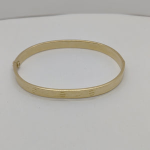 PULSERA RIGIDA ORO 14 K 13.9 GRMS (SEMINUEVO)
