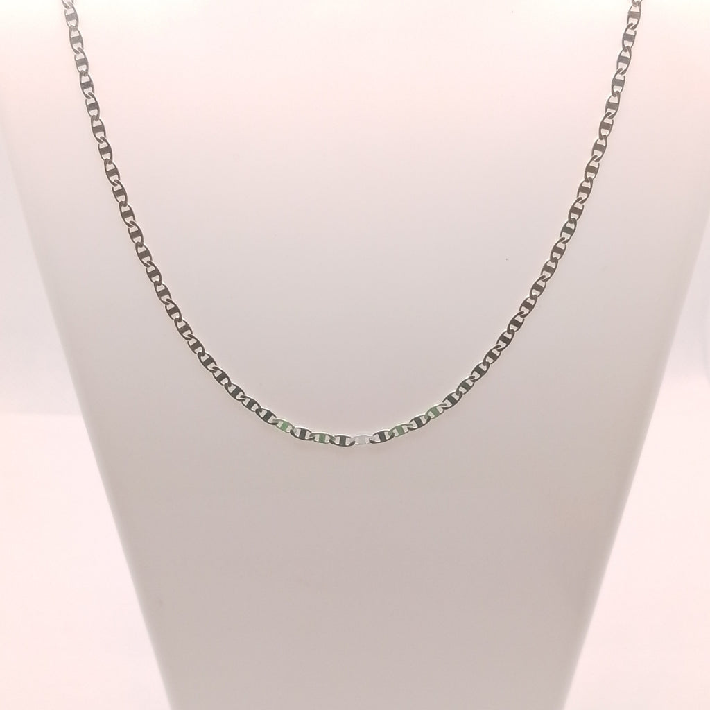 CADENA TEJIDO ESPEJO PLATA .925 60 CM 4.3 GR (NUEVO)