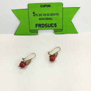 ARETES PAR ORO 10 K 1,80 GRMS (SEMINUEVO)