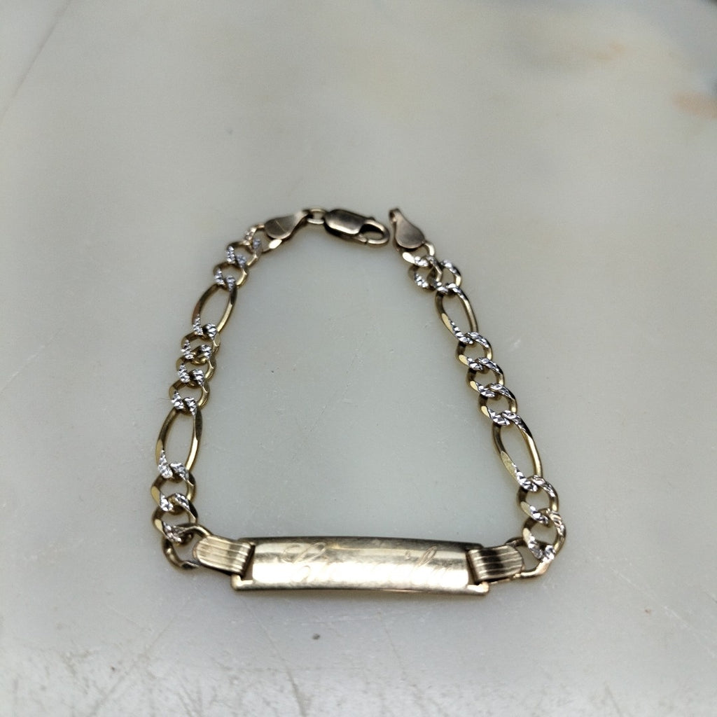 ESCLAVA ORO, RODIADO 10 K 3.8 GRMS (SEMINUEVO)