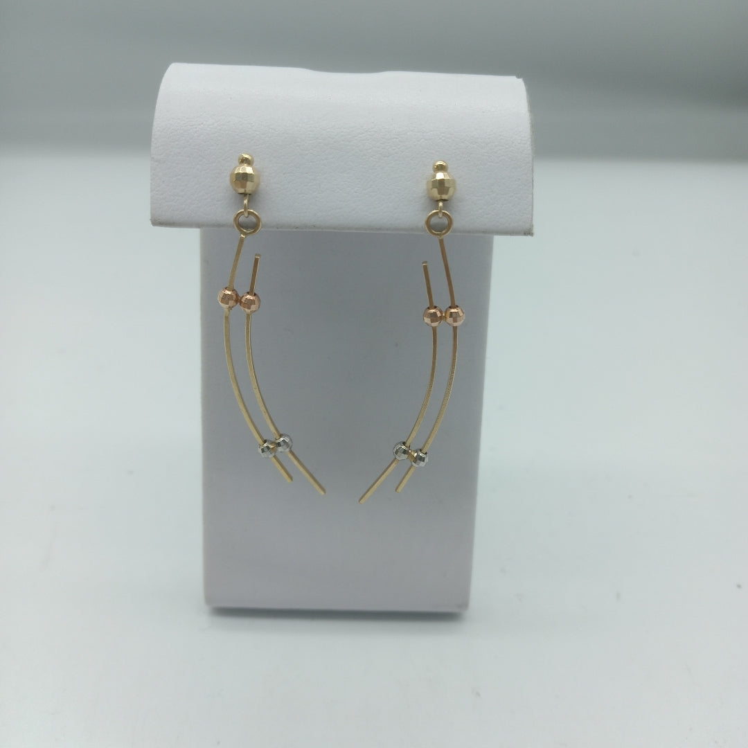 ARETES PAR ORO 10 K 2.7 GRMS (SEMINUEVO)