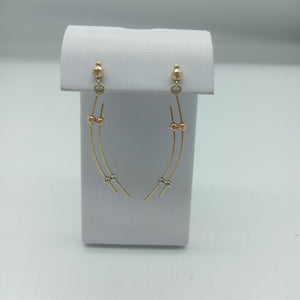 ARETES PAR ORO 10 K 2.7 GRMS (SEMINUEVO)