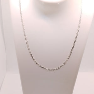 CADENA TEJIDO GUCHI PLATA .925 55 CM 3.5 GR (NUEVO)