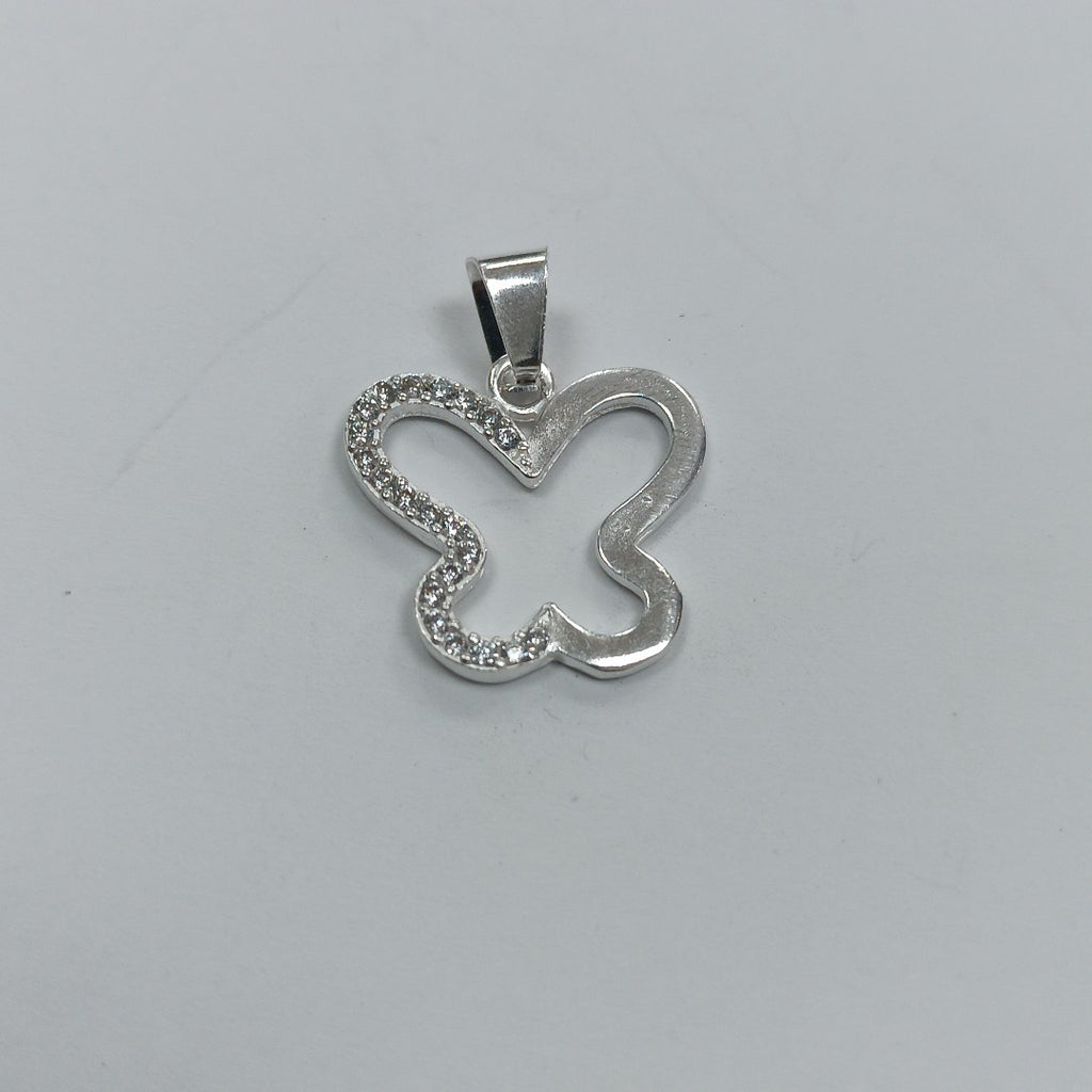 DIJE MARIPOSA C/CIRCONIAS PLATA .925 2.4 GR (NUEVO)