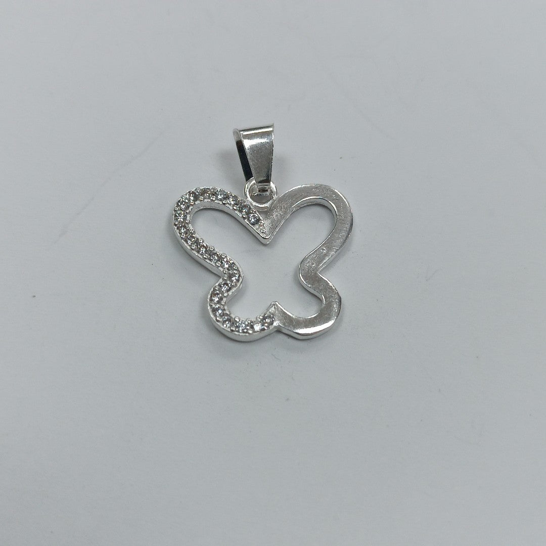 DIJE MARIPOSA C/CIRCONIAS PLATA .925 2.4 GR (NUEVO)