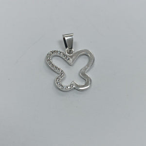 DIJE MARIPOSA C/CIRCONIAS PLATA .925 2.4 GR (NUEVO)