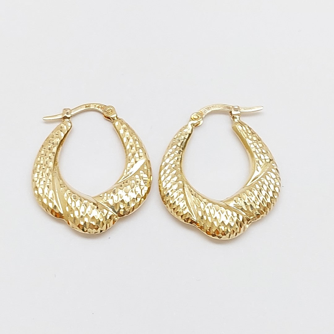 ARRACADAS PAR ORO 14 K 2.5 GRMS (SEMINUEVO)