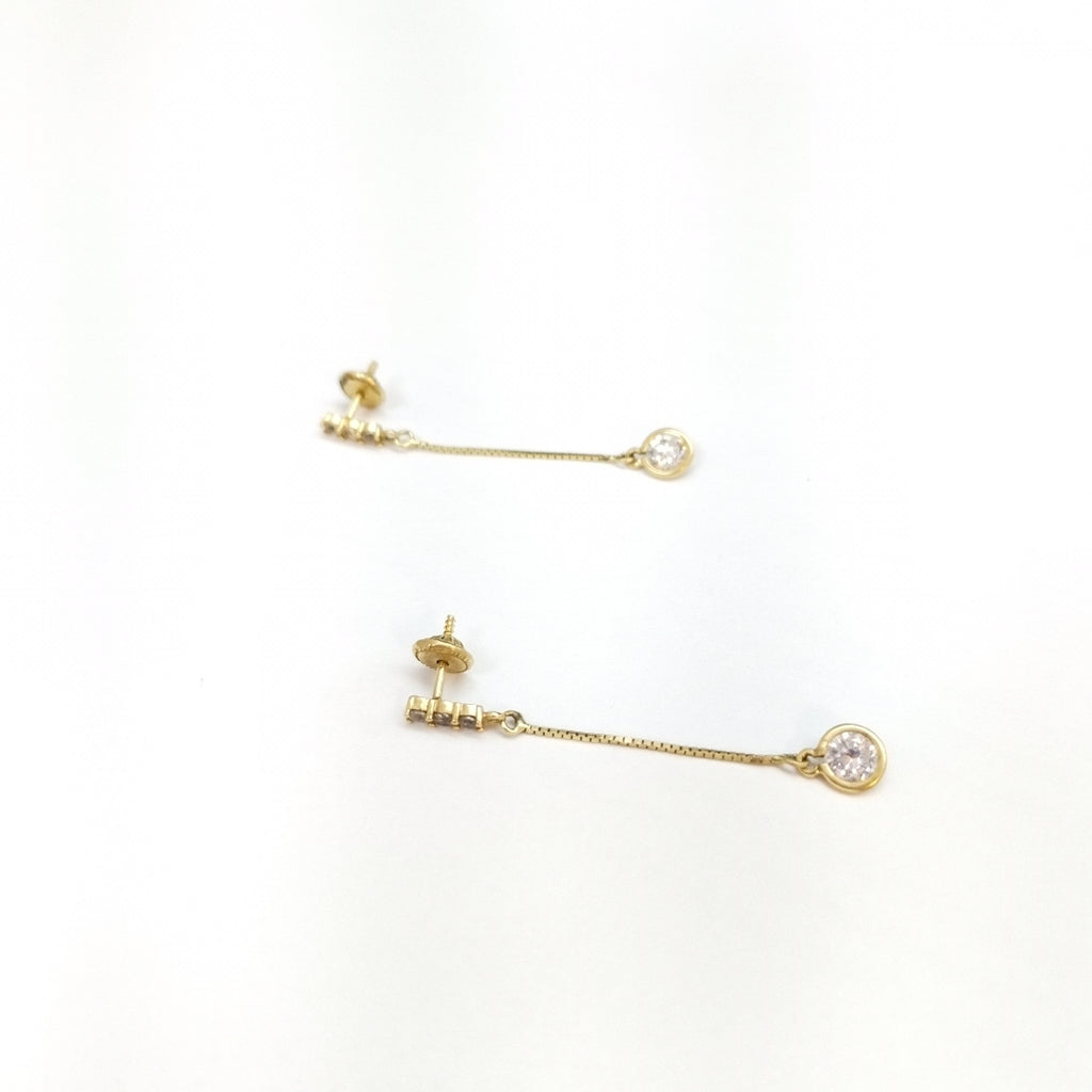 BROQUELES PAR ORO 14 K 1.2 GRMS (SEMINUEVO)