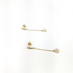 BROQUELES PAR ORO 14 K 1.2 GRMS (SEMINUEVO)