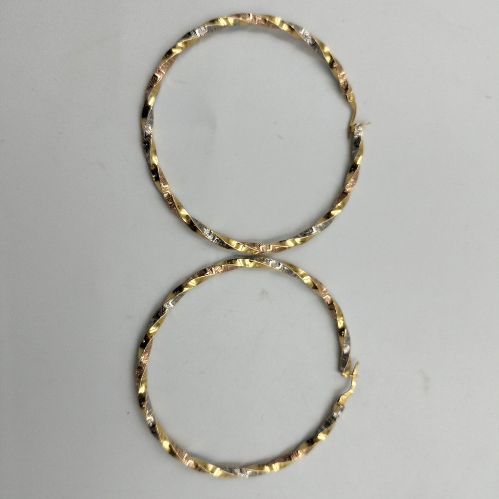 ARRACADAS PAR ORO 14 K 5,10 GRMS (SEMINUEVO)