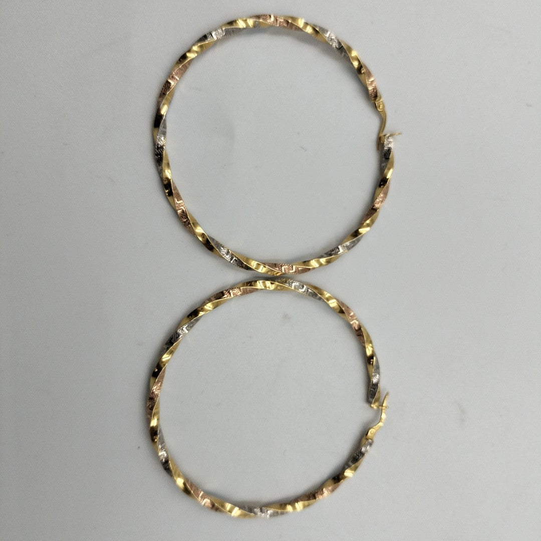 ARRACADAS PAR ORO 14 K 5,10 GRMS (SEMINUEVO)