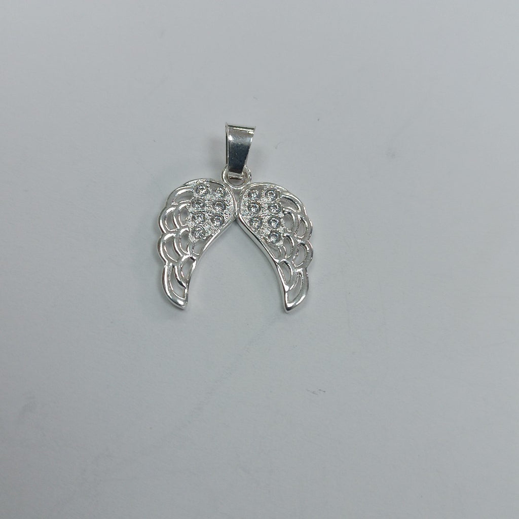 DIJE ALAS C/CIRCONIAS PLATA .925 2.3 GR (NUEVO)