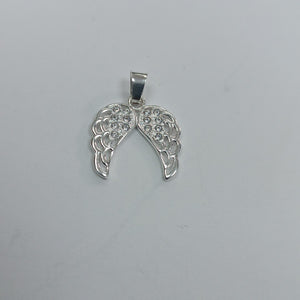 DIJE ALAS C/CIRCONIAS PLATA .925 2.3 GR (NUEVO)