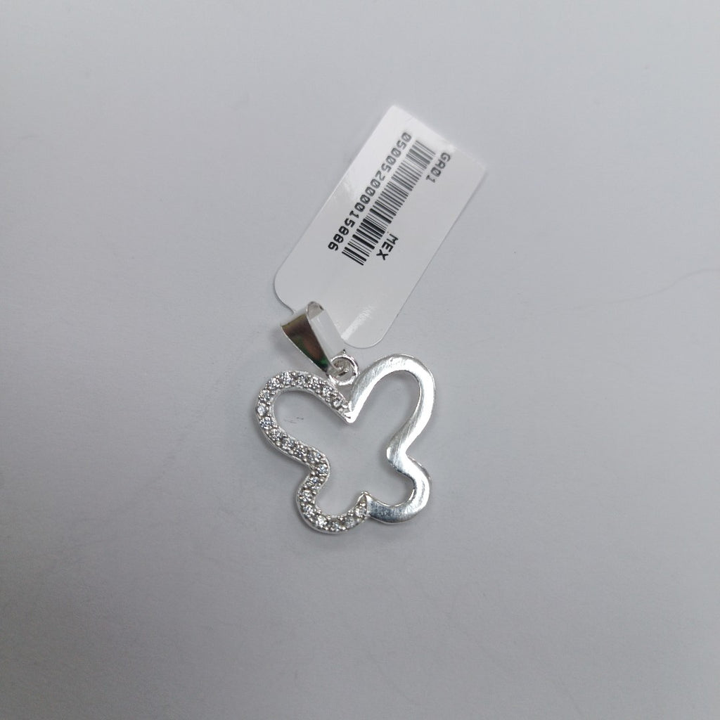 DIJE MARIPOSA C/CIRCONIAS PLATA .925 2.3 GR (NUEVO)