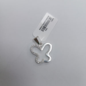 DIJE MARIPOSA C/CIRCONIAS PLATA .925 2.3 GR (NUEVO)
