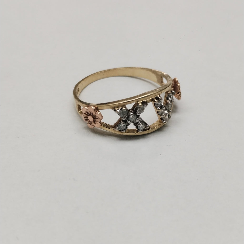 ANILLO ORO 10 K 1.6 GRMS (SEMINUEVO)