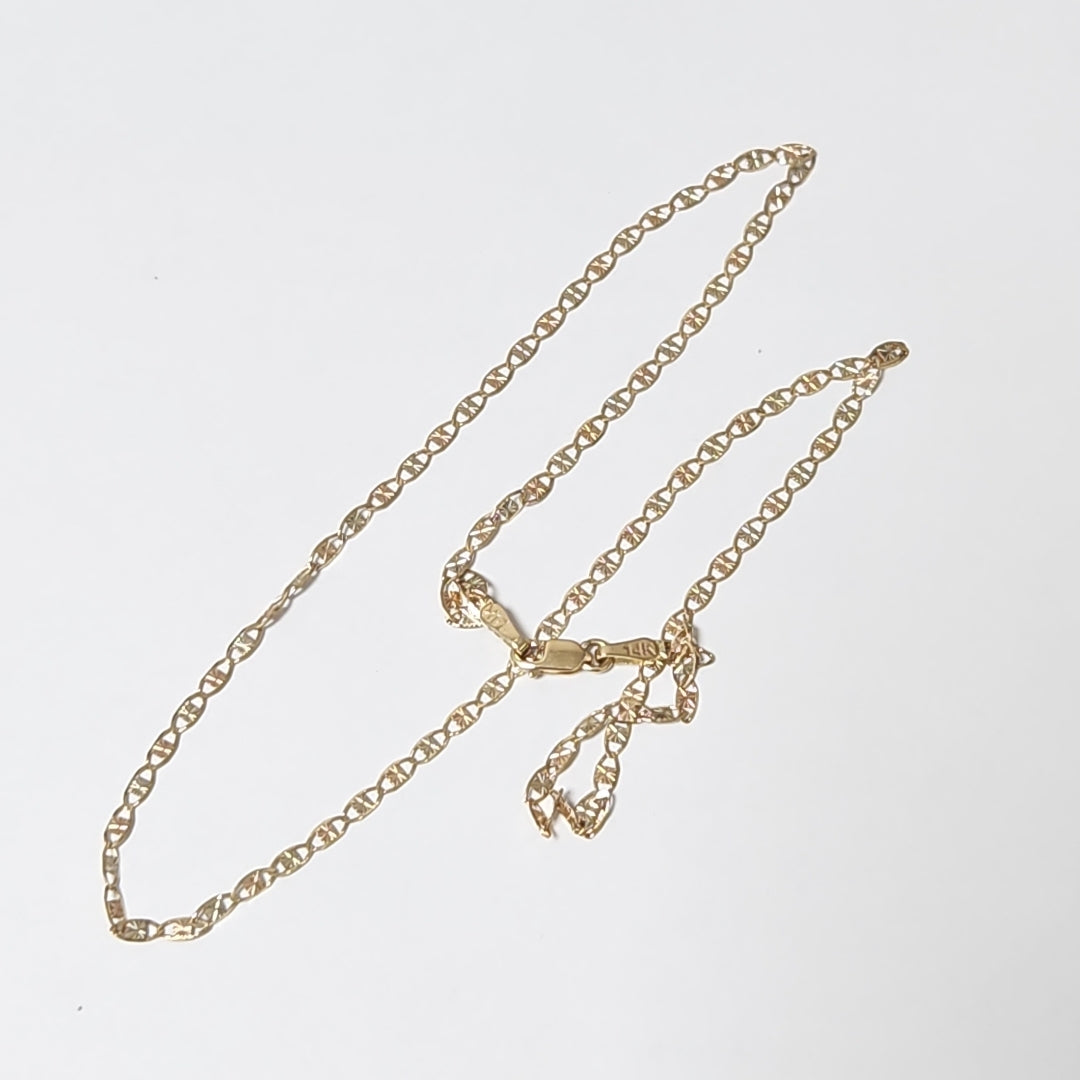 CADENA ORO 14 K 3,00 GRMS (SEMINUEVO)