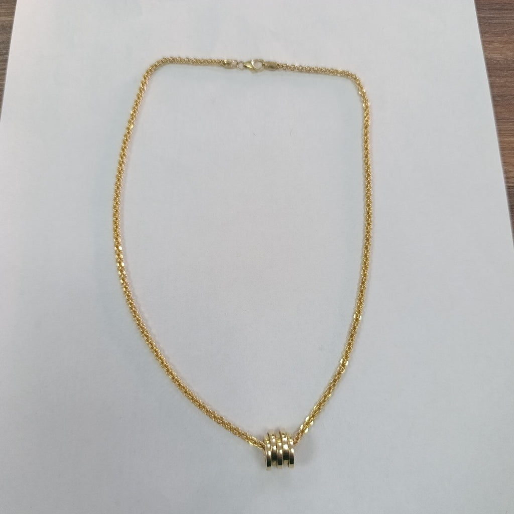CADENA, DIJE ORO 14 K 7.7 GRMS (SEMINUEVO)