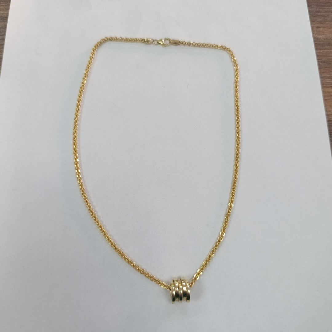 CADENA, DIJE ORO 14 K 7.7 GRMS (SEMINUEVO)