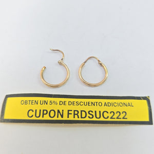 ARRACADAS PAR ORO 10 K 0.9 GRMS (SEMINUEVO)