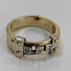 ANILLO ORO 14 K 10,40 GRMS (SEMINUEVO)