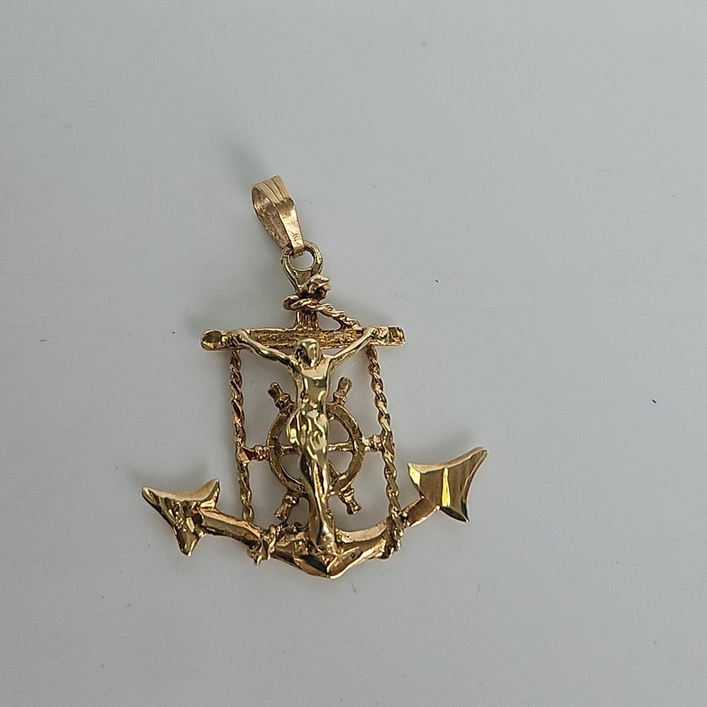 CRUZ DE CARAVACA ORO 14 K 2.6 GRMS (SEMINUEVO)