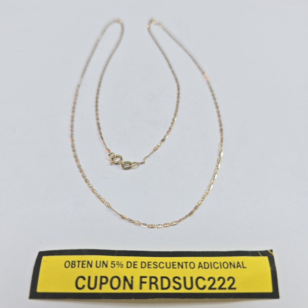 CADENA ORO 14 K 1.2 GRMS (SEMINUEVO)