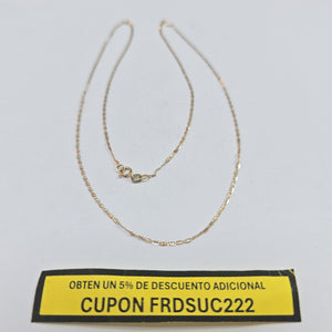 CADENA ORO 14 K 1.2 GRMS (SEMINUEVO)