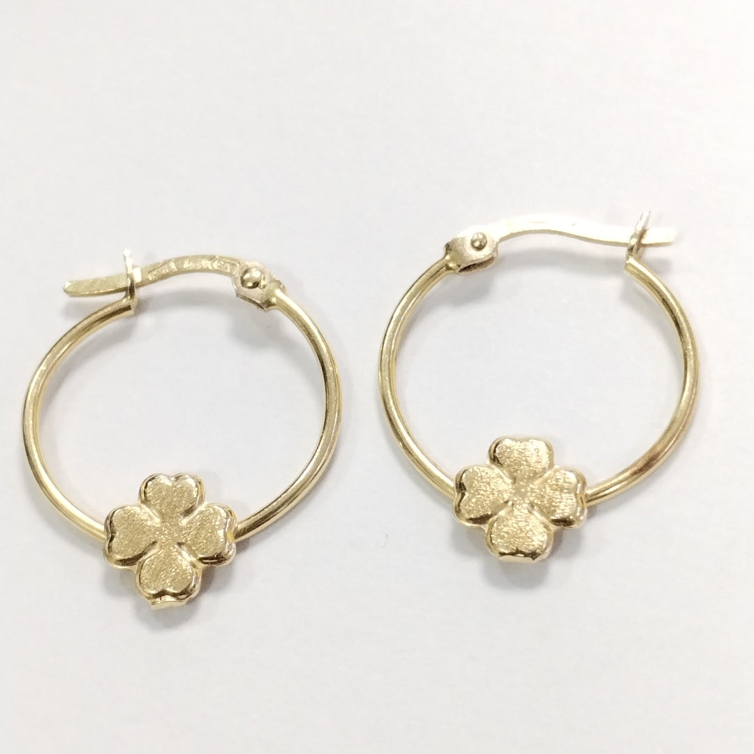 ARRACADAS PAR ORO 14 K 2.3 GRMS (SEMINUEVO)