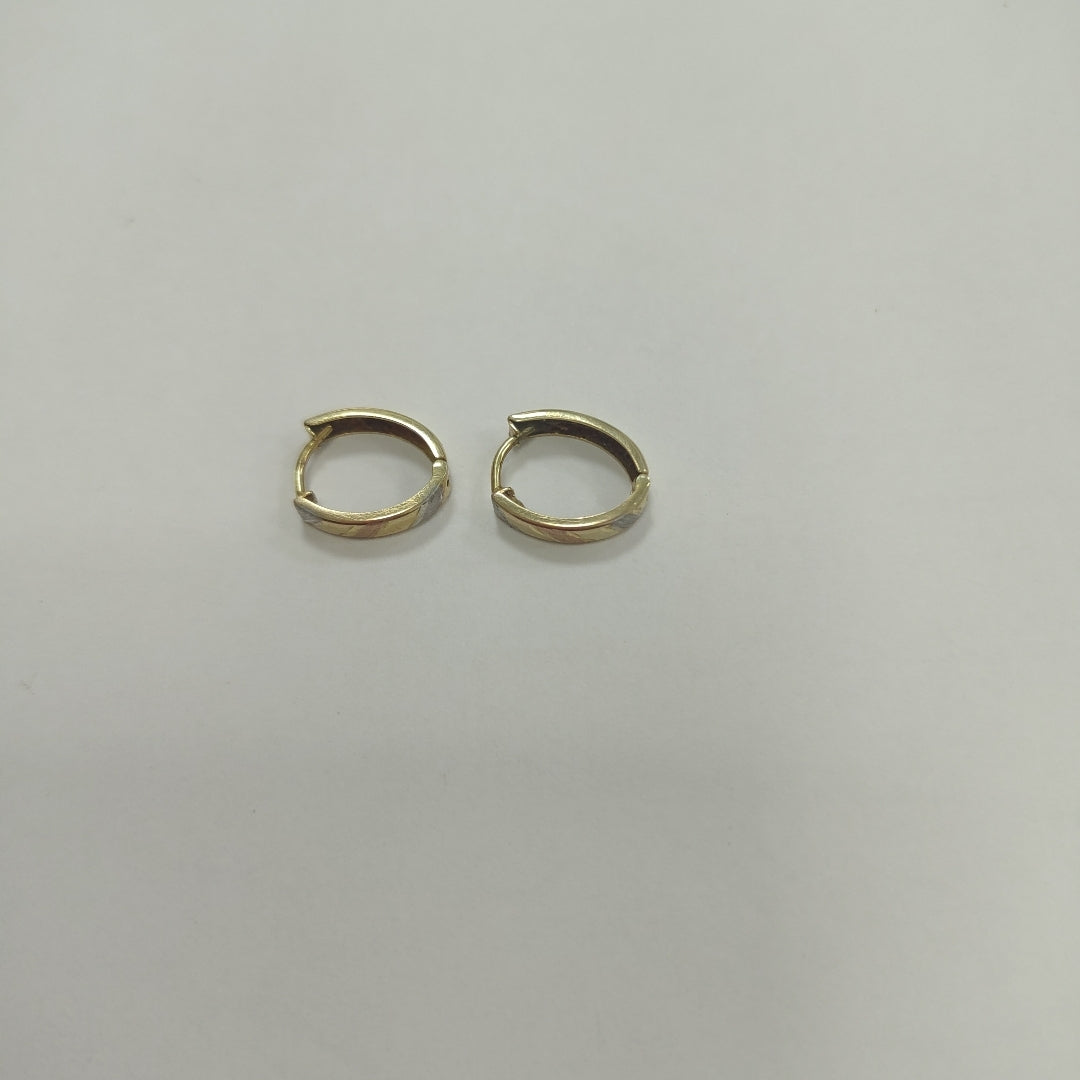 ARETES PAR ORO 14 K 1.1 GRMS (SEMINUEVO)