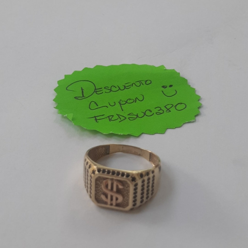 ANILLO ORO 14 K 6 GRMS (SEMINUEVO)