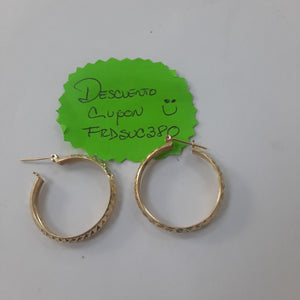 ARRACADAS PAR ORO 14 K 4,50 GRMS (SEMINUEVO)