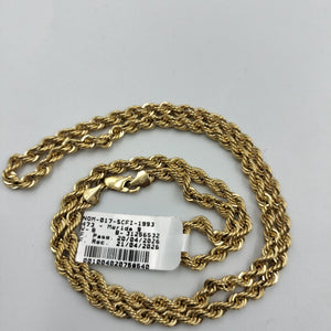 CADENA ORO 10 K 8.9 GRMS (SEMINUEVO)