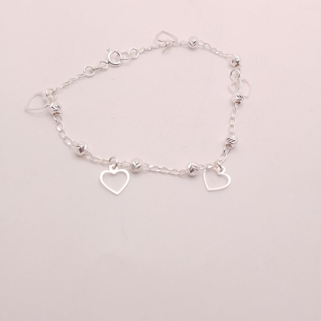 PULSERA TEJIDO ESPECIAL PLATA .925 18 CM 2.6 GR (NUEVO)