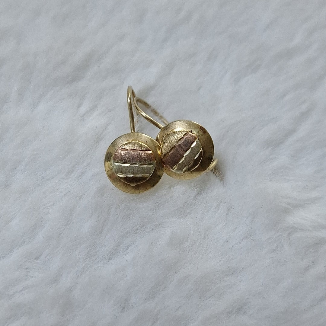 ARETES PAR ORO 10 K 1,40 GRMS (SEMINUEVO)