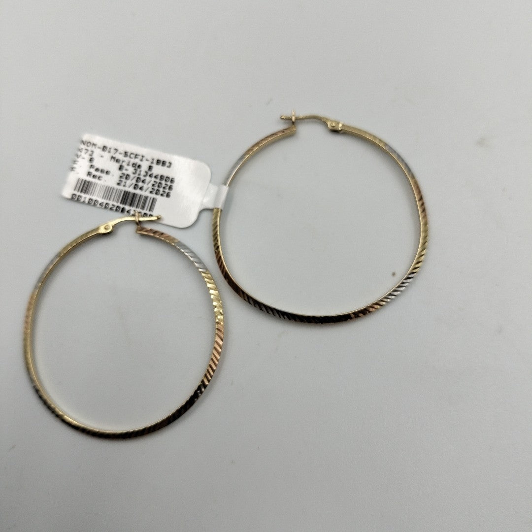 ARRACADAS PAR ORO 10 K 2.8 GRMS (SEMINUEVO)