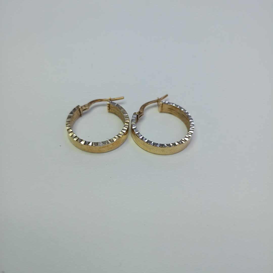 ARRACADAS PAR ORO 10 K 1.8 GRMS (SEMINUEVO)