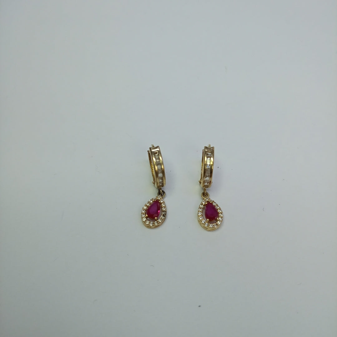 ARETES PAR ORO 10 K 1.5 GRMS (SEMINUEVO)