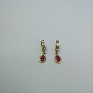 ARETES PAR ORO 10 K 1.5 GRMS (SEMINUEVO)