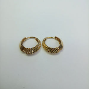 ARRACADAS PAR ORO 14 K 1.8 GRMS (SEMINUEVO)