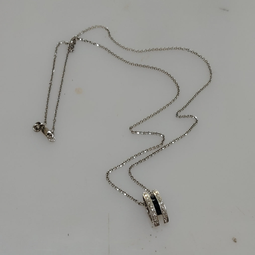 CADENA,DIJE ORO BLANCO 14 K 3,90 GRMS (SEMINUEVO)