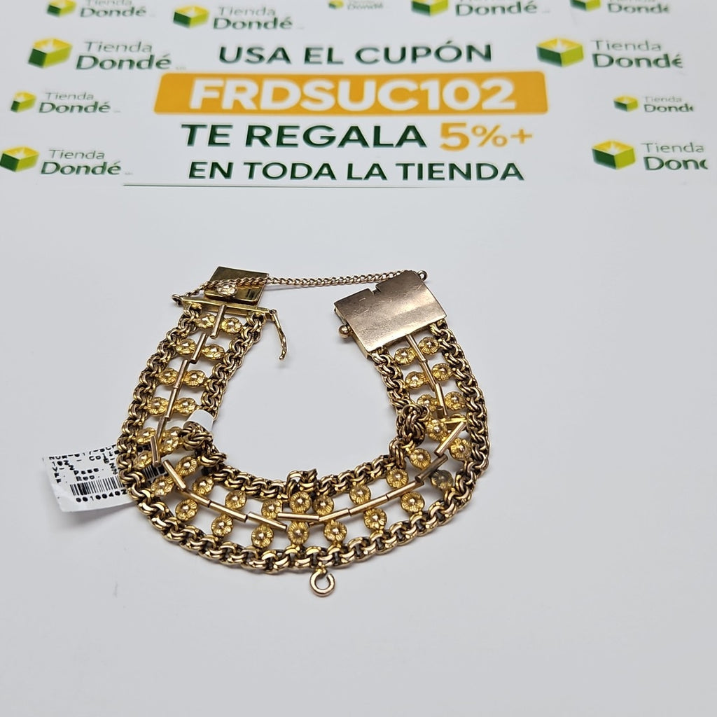 PULSERA ORO 10 K 37.8 GRMS (SEMINUEVO)