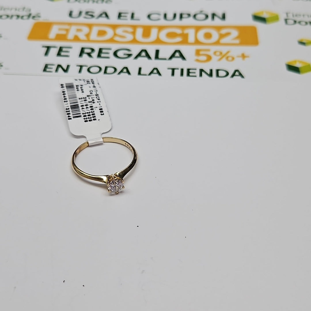 SOLITARIO ORO 14 K 2.1 GRMS (SEMINUEVO)