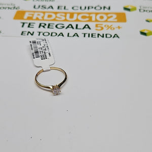 SOLITARIO ORO 14 K 2.1 GRMS (SEMINUEVO)