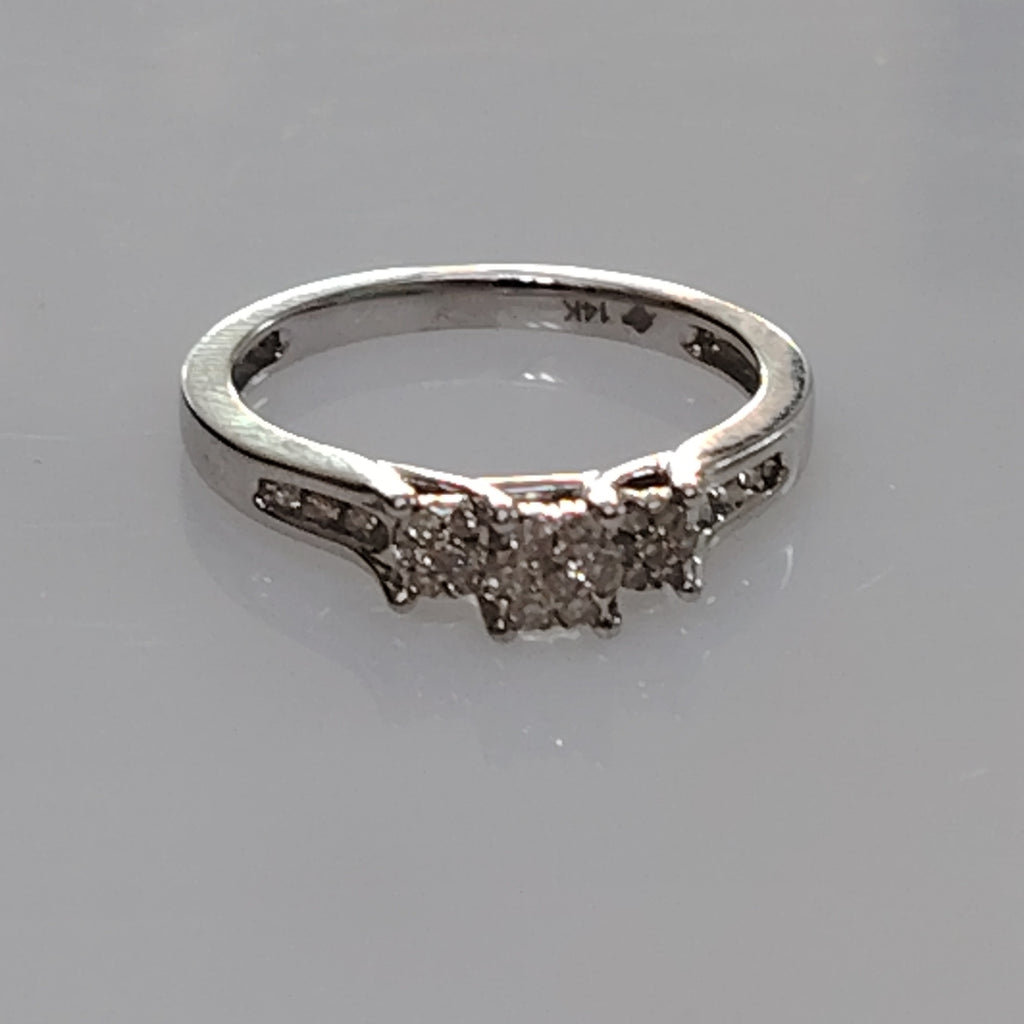 ANILLITO ORO BLANCO 14 K 2,90 GRMS (SEMINUEVO)